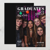 Invitation Couverture du magazine Graduates (Devant / Derrière)