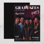 Invitation Couverture du magazine Graduates (Devant / Derrière)