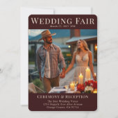 Invitation Couverture du magazine mariage campagnard (Devant)