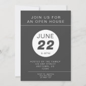 Invitation Couverture du magazine Photo de la fête des diplôm (Dos)