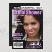 Invitation Couverture du magazine Purple Bridal Show (Devant / Derrière)