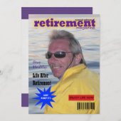 Invitation Couverture du magazine Retraite (Devant / Derrière)