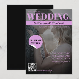 Invitation Couverture du magazine Tendance Dark Photo