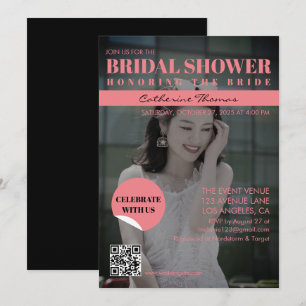 Invitation Couverture du magazine Tendance Dark Photo