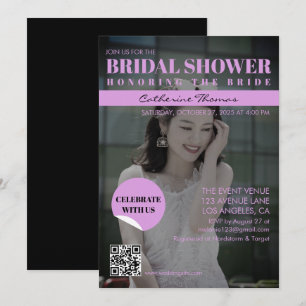 Invitation Couverture du magazine Tendance Dark Photo