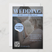 Invitation Couverture du magazine Tendance Dark Photo (Devant)