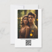 Invitation Couverture Magazine Enregistrer la photo Date (Dos)