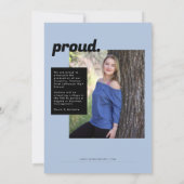 Invitation Couverture Magazine simple et moderne (Dos)