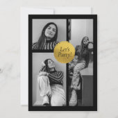 Invitation Couverture, Portrait de la Revue Personnalisée d'A (Dos)