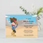 Invitation Cow-boy (Debout devant)