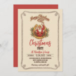 Invitation Cow-boy Santa Claus<br><div class="desc">santa christmas claus cowboy,  cheerful happiness smile humour,  snowflake boots drawing xmas,  ranch man old vintage ,  western rope texas rodeo ,  cartoon holiday illustration,  christmas santa claus cowboy, </div>