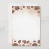 Invitation Cow Pattern Cowboy is on the Way Baby Shower  (Dos)