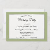 Invitation Cow Texas Longhorn Photo Anniversaire (Dos)