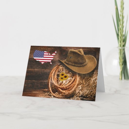 Invitation Cowboy (Devant)