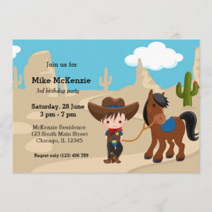 Invitation Cowboy