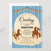 Invitation Cowboy (Devant / Derrière)