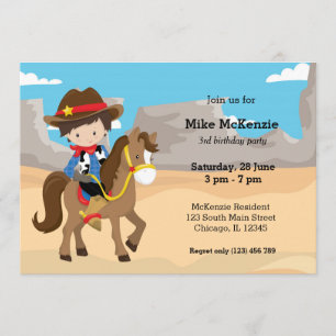 Invitation Cowboy