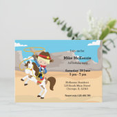 Invitation Cowboy (Debout devant)