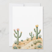 Invitation Cowboy à cheval 6e fête d'anniversaire (Dos)