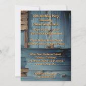 Invitation Cowboy Birthday Party Boots Hat Horseshoe (Dos)