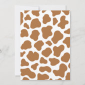 Invitation Cowboy Blue Premier Rodéo Premier anniversaire (Dos)