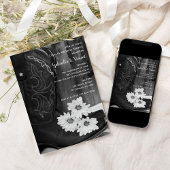 Invitation Cowboy Boots and Daisies Couples Wedding Shower