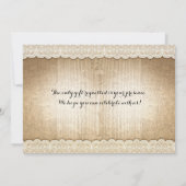 Invitation Cowboy Boots Country Western Après BBQ Mariage (Dos)