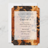 Invitation Cowboy Brown occidental Cowboy (Devant)