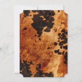 Invitation Cowboy Brown occidental Cowboy (Dos)