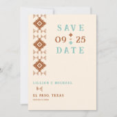 Invitation Cowboy Country Western Chic Wedding Enregistrer la (Devant)