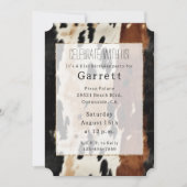 Invitation Cowboy Cowboy à la crème Brown occidentale (Devant)