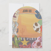 Invitation Cowboy Cowgirl Themed (Dos)
