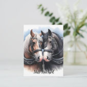 Invitation Cowboy et Cowgirl Great Team Anniversaire (Debout devant)