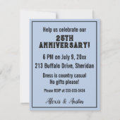 Invitation Cowboy et Cowgirl Great Team Anniversaire (Dos)