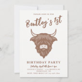 Invitation Cowboy | Invitation de vache | Ouest (Devant)