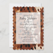 Invitation Cowboy noir Brown occidental (Devant)