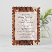 Invitation Cowboy noir Brown occidental (Debout devant)