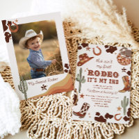 Cowboy occidental 2e Rodéo photo fête d'anniversai