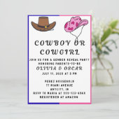 Invitation Cowboy ou Cowgirl genre révéler une fête (Debout devant)