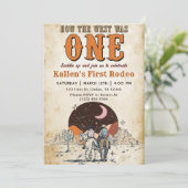 Invitation Cowboy Rodeo 1er Anniversaire Comment l'Occident é