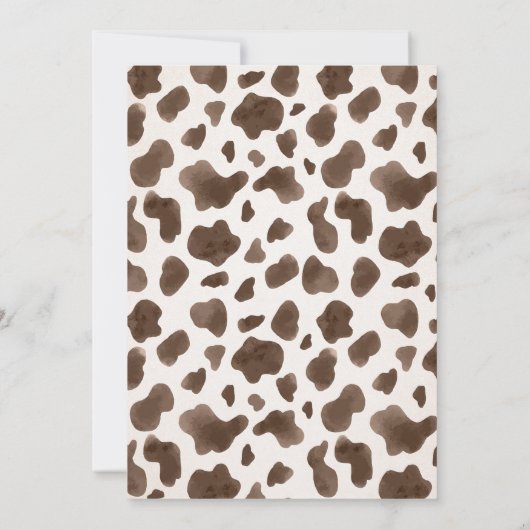 Invitation Cowboy Rodeo 1er Anniversaire Comment l'Occident é (Dos)