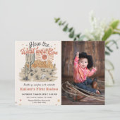 Invitation Cowboy Rodeo 1er Comment L'Occident Était Une Phot (Debout devant)