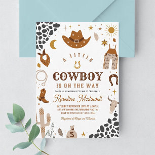 Invitation Cowboy Rodeo Boy Southwestern Ranch Baby shower
