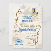 Invitation Cowboy Rodeo Howdy deuxième Baby shower Sprinkl (Devant)