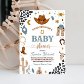 Invitation Cowboy Rodeo Wild West Baby shower