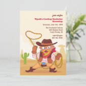 Invitation Cowboy Roundup Bachelor Party (Debout devant)