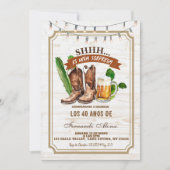 Invitation Cowboy Spanish Adult Man Sorpresa Birthday (Devant)