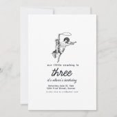 Invitation Cowboy Western Anniversaire Modèle de l'invitation (Devant)