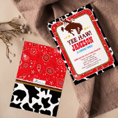 Invitation Cowboy Western Old West Anniversaire Fête Invitati