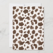 Invitation Cowboy Wild West 1er Rodeo Ranch fête d'anniversai (Dos)